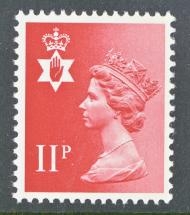 N. Ireland 11p Missing Left Band SG NI 30 variety