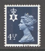 SG N17 4½p Blue FU