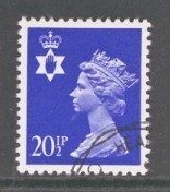 SG N52 20½p Blue FU