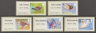 2011 Birds 3 SG FS16-18, 19+20  Set of 5 values