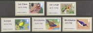 2011 Birds 4 SG FS21-23, 24+26  Set of 5 values