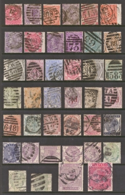 GB Queen Victoria Collection of 40 stamps issued 1855 - 1883   Cat £5,082