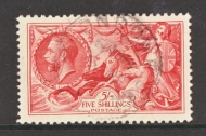 1934 5/- Rose Red SG 451