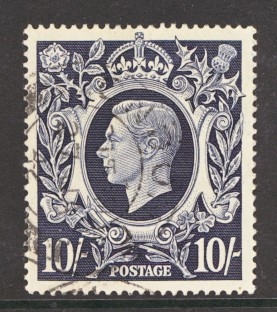 1939 10/- Dark Blue SG 478