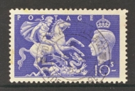 1951 10/- Blue SG 511