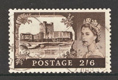 1958 2/6 1st De La Rue SG 536a