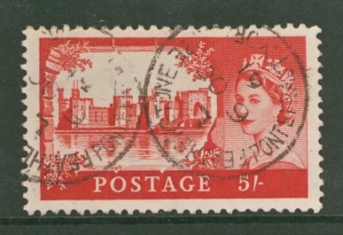 1959 5/- 2nd De La Rue SG 596