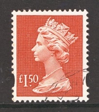 1999 £1.50 Machin SG Y1800