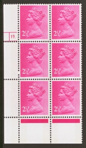 SG  X853 2½p  2 Bands