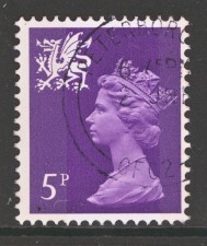  SG W19 5p Violet FU