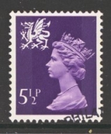  SG W20 5½p Violet 2 Bands FU