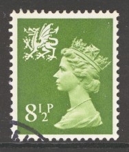 SG W26 8½p Green FU