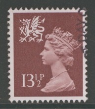 SG W33 13½p Brown FU