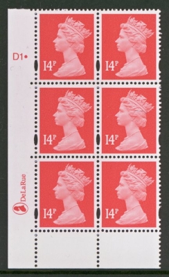 SG Y1678 14p Rose Red 2 Bands