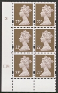 SG Y1688 22p Drab 2 Bands