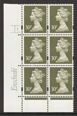 SG Y1694 30p Olive Grey 2 Bands