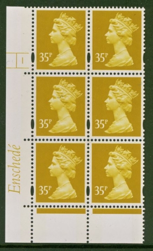 SG Y1698 35p Yellow 2 Bands