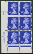 SG Y1702 36p Ultramarine 2B