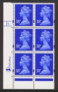 SG Y1707 38p Ultramarine 2B`