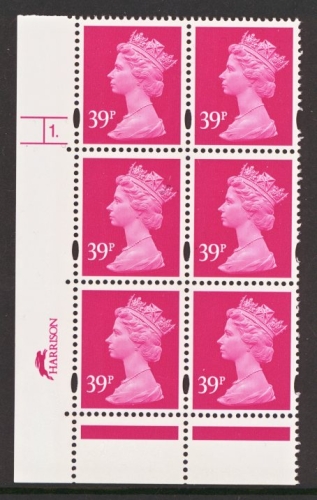 SG Y1708 39p Magenta 2 Bands