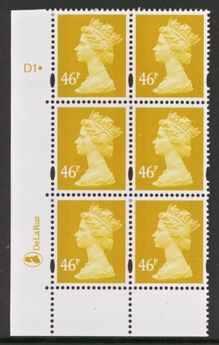 SG Y1722 46p Yellow 2 Bands