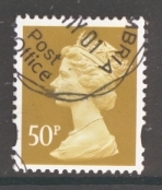  SG Y1726 50p Brown 2 Bands FU