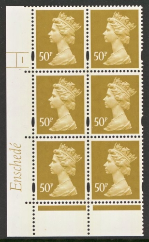 SG Y1726 50p Brown 2 Bands