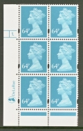 SG Y1733 64p Turquoise 2 Bands