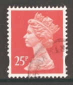 SG Y1775 25p Red 2 Bands  FU