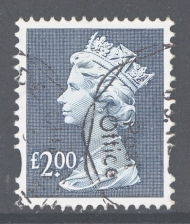 Y1801 £2 Dull Blue FU