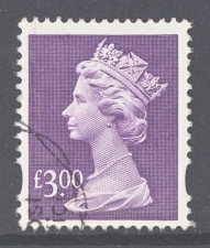 Y1802 £3 Dull Violet FU