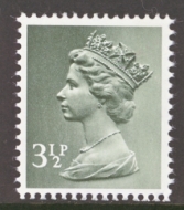 3½p Olive Grey 2B SG 858 PVAD