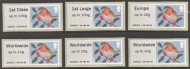 2012 Christmas FS39-41 + 42-44 Set of 6 values