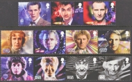 2013 Dr Who Stamps