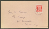 1941 18 Feb 1d plain cover FDI