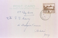 1943 8th June 1½d plain cover FDI