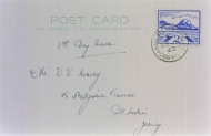 1943 29th June 2½d plain cover FDI