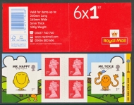 PM54 6 x 1st Class Mr Men & Little Miss