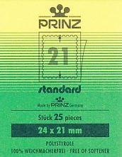 24x21 Prinz Stamp Mounts  packet of 25 for Postage Dues