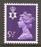 SG  N19 5½p Violet 2 Bands.