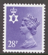 SG  N62 28p Violet