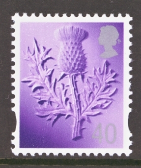 SG  S112 40p Thistle