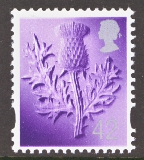 SG  S113 42p Thistle