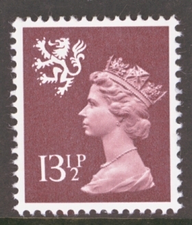 SG  S34 13½pBrown