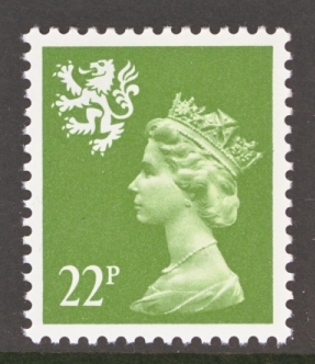 Scotland S48ea 22p Green Type 2