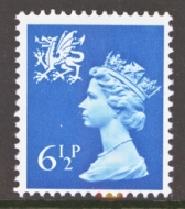 SG  W22 6½p Blue