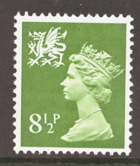 SG  W26 8½p Green