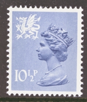 SG  W30 10½p Blue