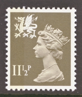 SG  W35 11½p Brown