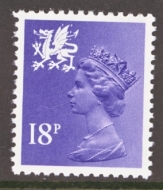 SG  W46 18p Violet